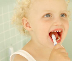 [Translate to Spanish:] baby's milk teeth