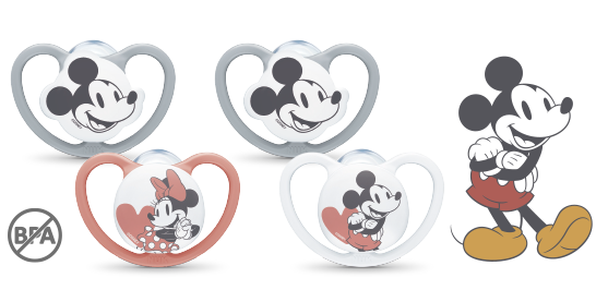 Chupete NUK Space Mickey Mouse 18 a 36 meses Niña - 7104505