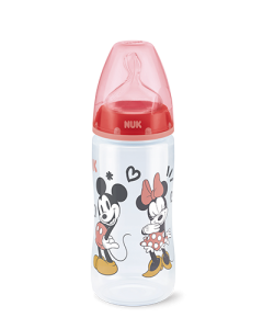 Biberón FC+ PP 300 ml Mickey Flow Control Silicona NUK