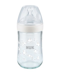 Biberón Cristal 240 ml Nature Sense Silicona NUK